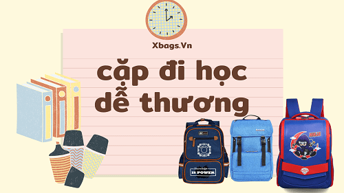 cặp đi học dễ thương
