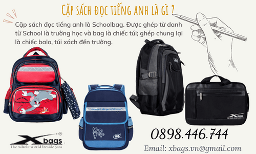 cặp sách đọc tiếng anh là gì