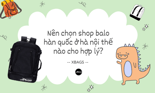  Shop balo hàn quốc ở hà nội