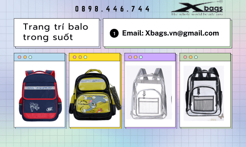 Trang trí balo đẹp