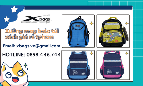 Xưởng may balo túi xách giá rẻ tphcm